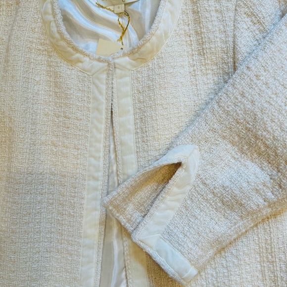 Britt Ryan tweed Chanel style cropped Jackie O jacket size 6 NWT - Picture 5 of 9